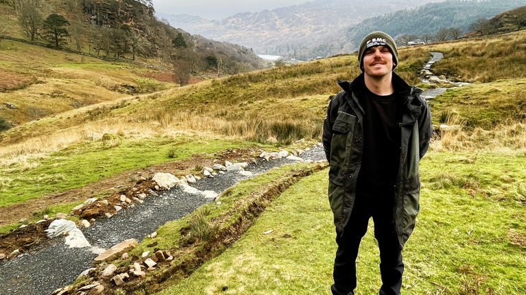 New Apprentice Ranger in Eryri funded by the BMC